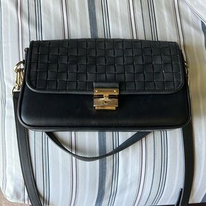 Michael Kors Black Leather Purse